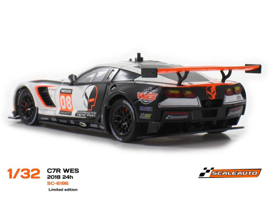 Preview: Scaleauto Corvette C7R WES 2018 24hmit HS Fahrwerk limited edition